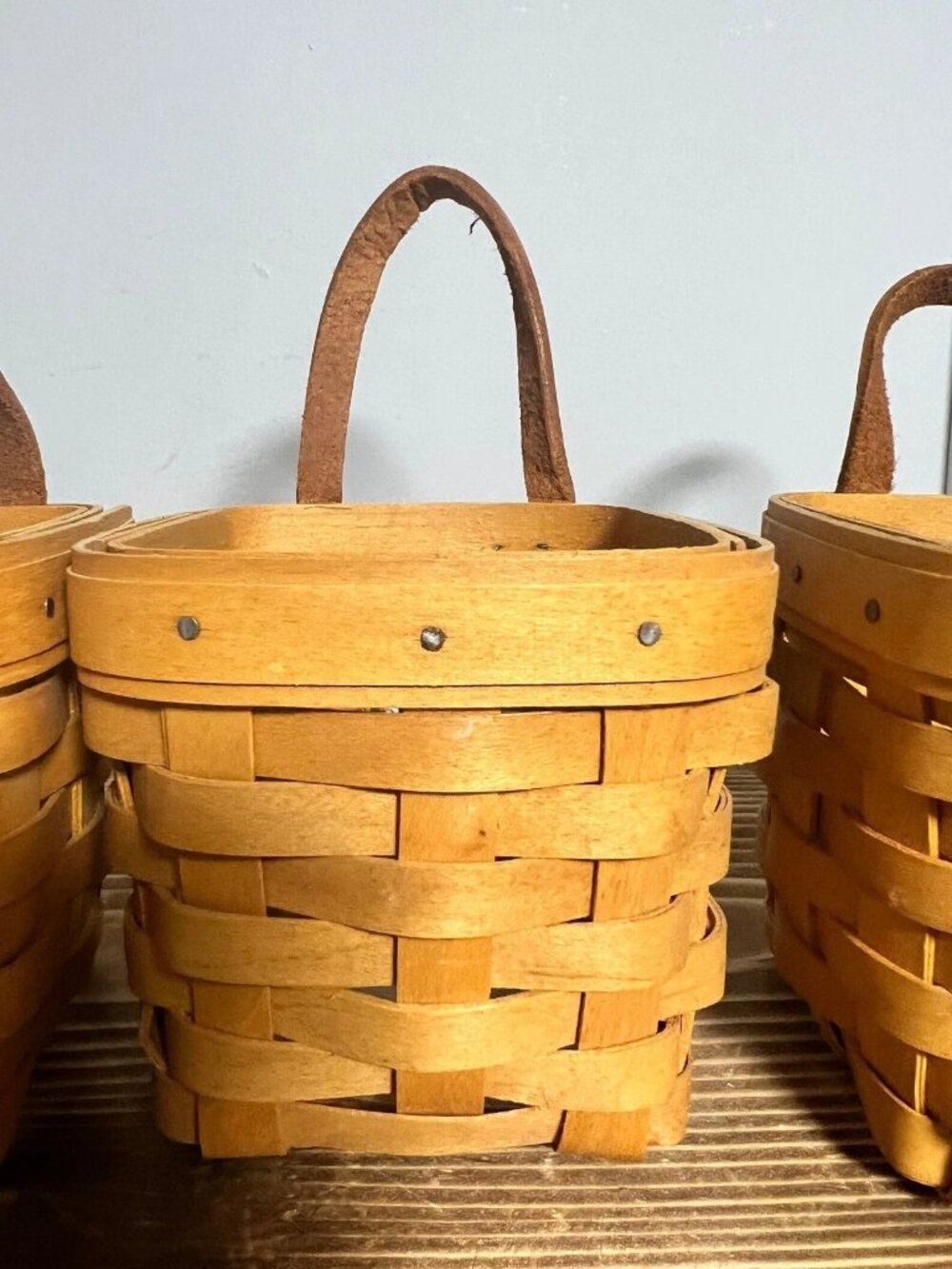 Longaberger Chives Basket 1996 booking basket 4" x 4" x 4"
